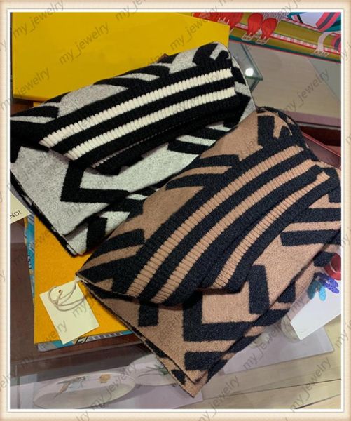 

21ss womens luxurys cashmere scarf women winter warm shawls ladies designers f letter bufanda thick blanket scarves high grade bra5033477, Blue;gray