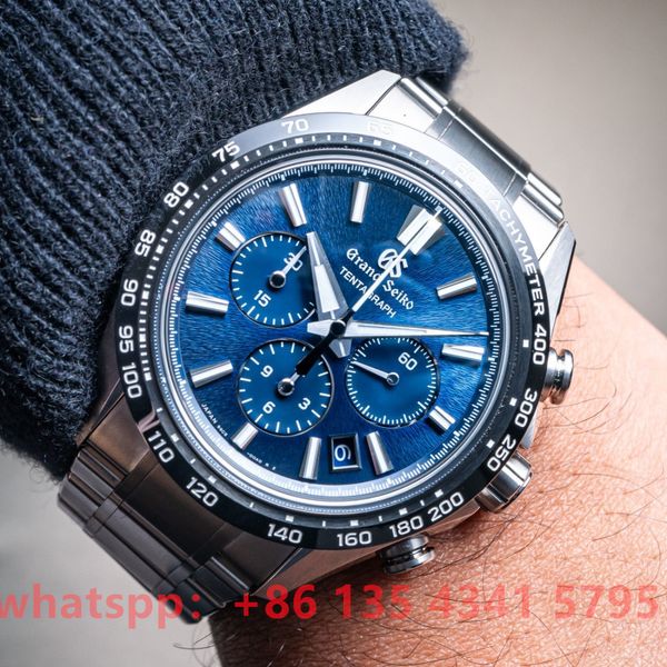 

wristwatches halloween chriatmas gift grand slgc001g tentagraph evolution 9 collection steel strap chronograph quartz watch for men 230905, Slivery;brown