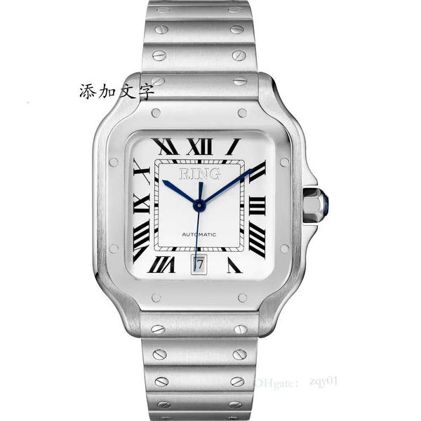 

men aaa s watch fashion sports style automatic mechanical movement l fine steel case strap exquisite appearance suitable for sport stee cae, Slivery;black