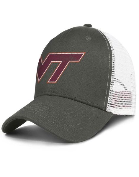 

virginia tech hokies basketball logo mens and women adjustable trucker meshcap design cool custom trendy baseballhats football coc6453181, Blue;gray