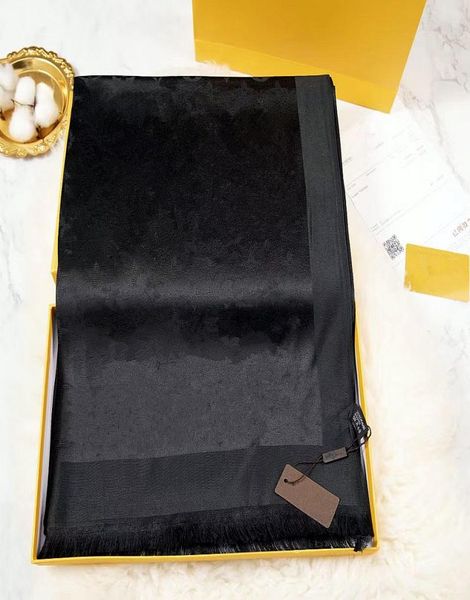 

beautiful silk an wool scarf fashion womens 4 seasons shawl letter flower scarves size about 180x70cm 5 color without box2111940, Blue;gray