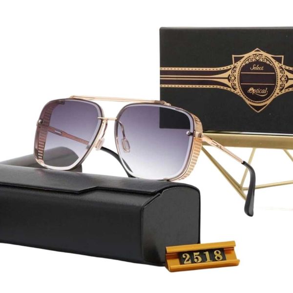 

sunglasses designer vintage pilot classic fashion luxury dita new men's and women's windproof sunglasses metal trend gradient larg, White;black