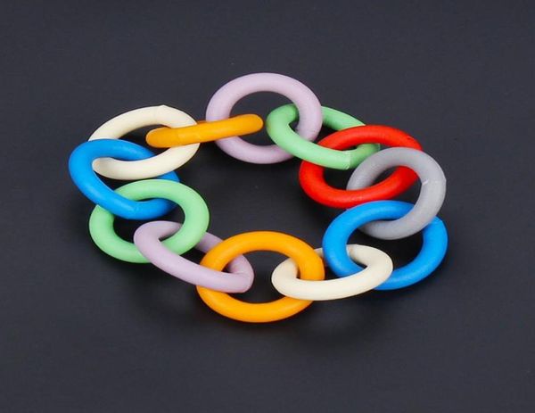 

bangle ydydbz bohemian style real handmade multicolor rubber bracelet women039s jewelry brand shop art designer pulsera chain1694498, Black