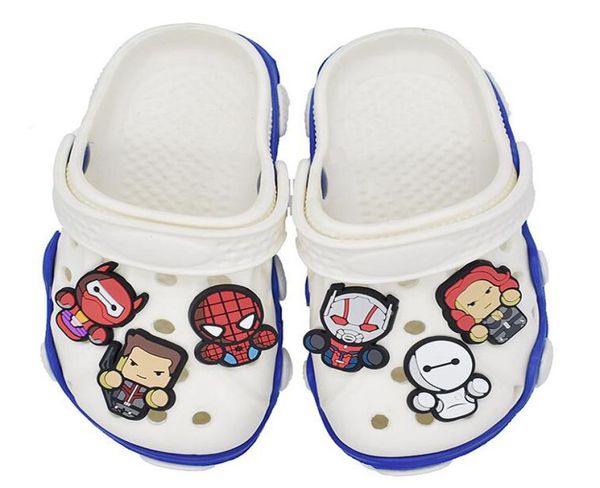 

34 styles cute cartoon shoe charms pvc soft rubber shoecharms buckle diy removable shoes decoration6983748, White;pink