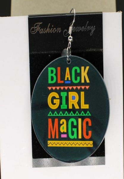 

black girl magic earrings afro personalized custom afro africa earring charms 2 sided custom logo text picture3899355, Silver
