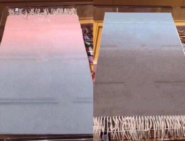 

2021 new classic ashion silk scarf women luxurious shawls whole scarves thick in winter 3 colors 0754853847, Blue;gray