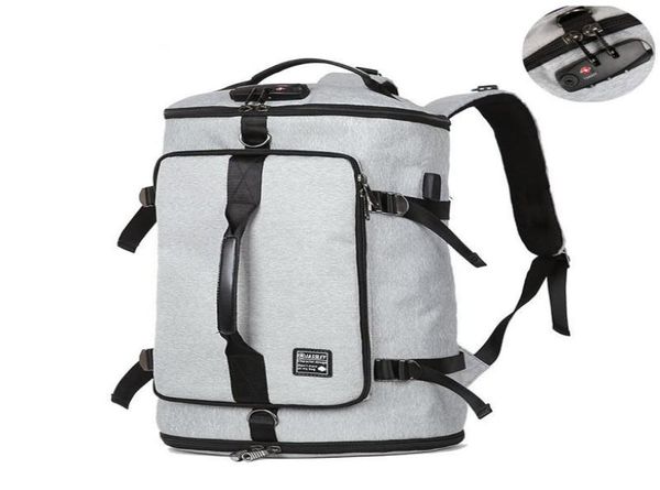 

backpack bucket men 40l large capacity 156 lapbag travel bags for mlae teenagers computer school pack rucksack5270410