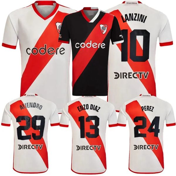 

2023 2024 river plate soccer jerseys barco lanzini de la cruz zuculini m.borja palavecino rondon enzo diaz 23 24 football shirt, Black;yellow