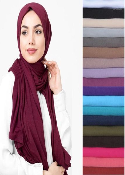 

premium stretchy jersey maxi hijab scarf long shawl muslim head wrap plain colors 80cm x 180cm18161262, Blue;gray