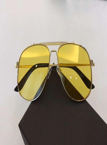 

557 goldyellow pilot sunglasses ft0557 mens metal frame sun glasses summer eyewear with box5173649, White;black