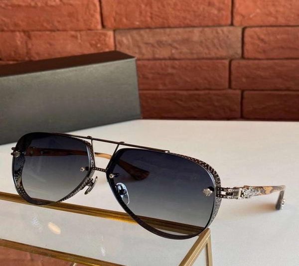 

designer sunglasses black grey shaded mens pilot sunglasses postyank gafa de sol shades uv400 new with box4993148, White;black