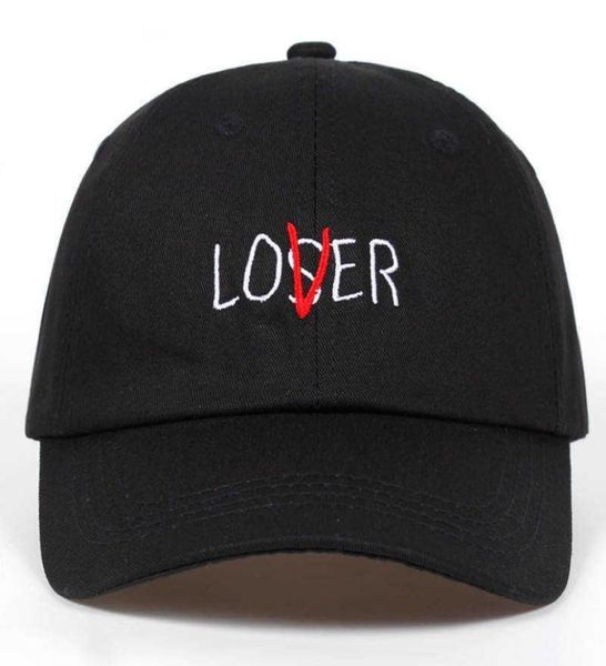 

new fashion lover loser baseball cap embroidery 100 cotton dad hat adjustable snapback hip hop hats q07031176414, Blue;gray