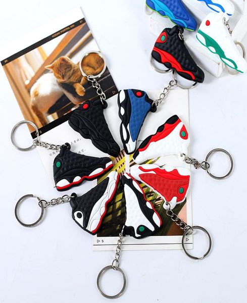 

2022 r 2d basketball sneakers keychain pendant shoes button for car keychain bag wholecake decorations selling8489115, Silver
