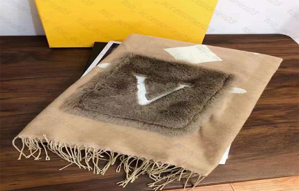 

pocket designer scarf wool scarves for man women fur shawl pashmina long neck 2 color 699276, Blue;gray