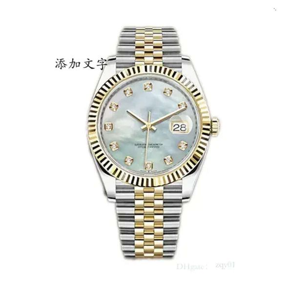 

watches mm stainless steel couples strap japanese movement quartz wristwatches super luminous women men watch montre de, Slivery;black