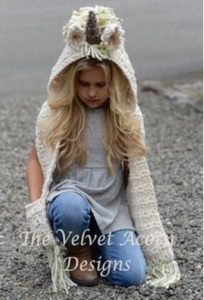 

kids unicorn scarf cap 2 in 1 kids infant warm knitted hats warmer winter beanie hat tassels cap ljjk7837924440, Blue;gray