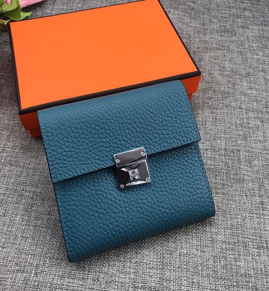 

2020 new short wallet fashion women genuine leather fashion wallet all colors 4626792, Red;black