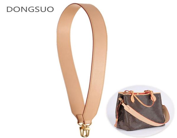 

bag strap 100 genuine leather large 40mm width strap for designer brand handbag bag oxidation accessory bag parts 4cm 2205058393115, Black