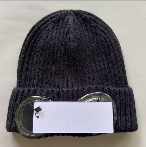 

cp beanie Hat Bonnet Cp Skull Caps Designer Deux Lentilles Lunettes Bonnets Hommes CP Chapeaux Tricotes S De Crane En Plein Air Femmes