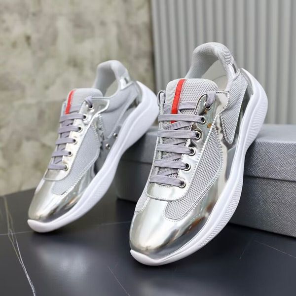 

casual shoes america cup xl sneakers patent leather flat trainers for men women nylon black mesh lace-up outdoor runner trainer sport shoe w