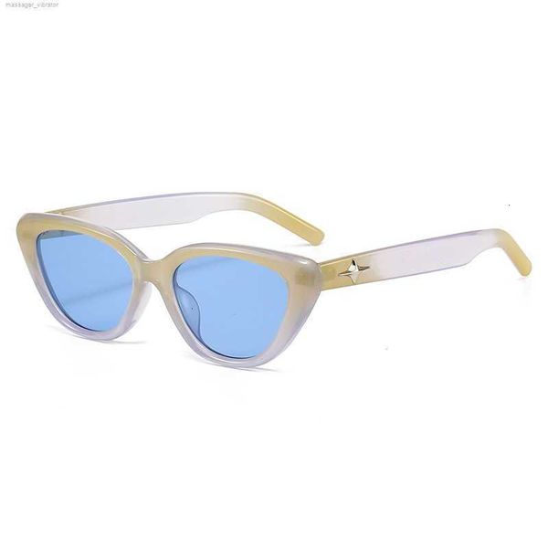 

Sunglasses 2023 Fashion Cat Eyes Personalized Spicy Girl Street Shoot Advanced Sunscreen and UV Protection I2G5 Y3QS