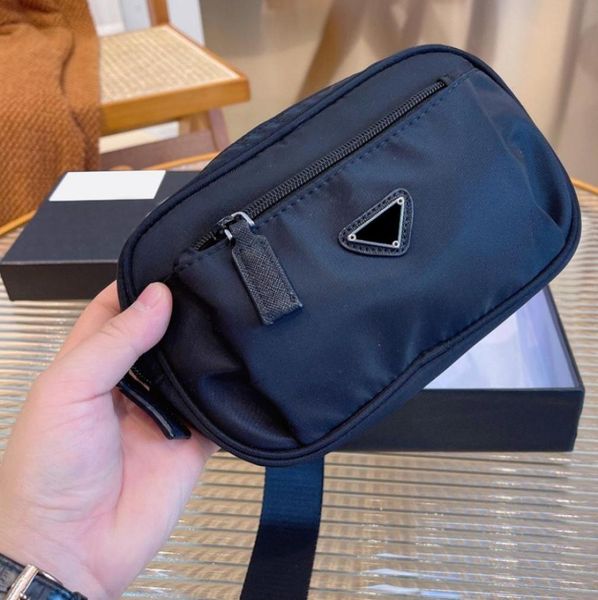 

designers waist bags with box classic nylon waterproof fanny pack fashion cross body wallet handbag purse mens black chest bag run9047589