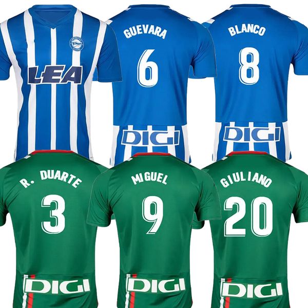 

23-24 alaves soccer jerseys home away soccer jerseys shirts thai quality 9 fuente 8 blanco 2 gorosabel 20 simeone 7 sylla 11 .rioja 3 r.dua, Black;yellow