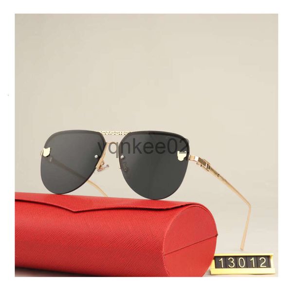 

designer cart glasses cycle luxurious fashion brand sports polarize sunglasses men women vintage baseball beach driving semi rimless black c, White;black