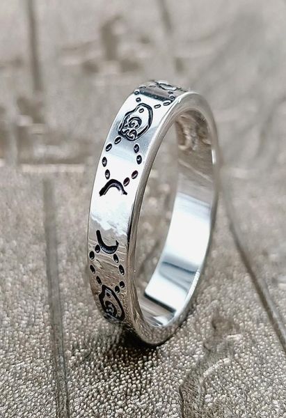 

2021 fashion 925 sterling silver skull band rings 6mm for mens and women luxury party promise jewelry lovers gift1152281