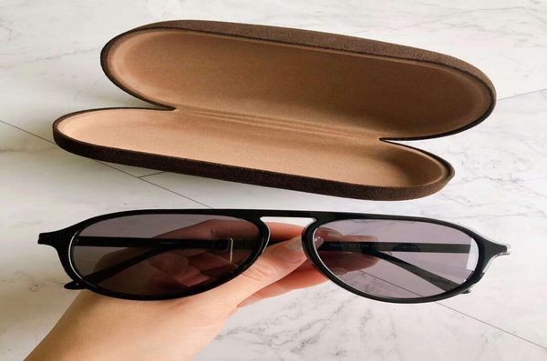 

pilot sunglasses tony 756 black smoke lenses gafas de sol glasses men sunglasses with box6079743, White;black