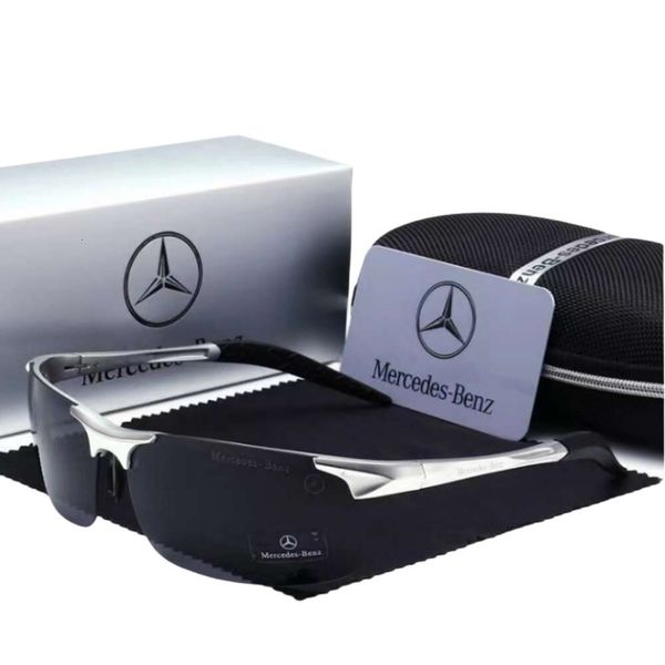 

sunglasses designer luxury brand classic mercedes benz for men women men's polarized sunglasses trendy outdoor cycling glasses driving, White;black