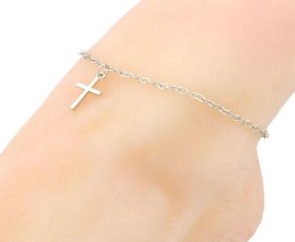 

20pcs/lot silver chain ankle anklet bracelet barefoot sandal beach foot diy jewelry new4983963, Red;blue