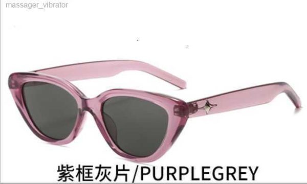 

women's korean cat's eye sunglasses summer small frame round face net red p sunglasses super cool wind sunscreen glasses shading z, White;black