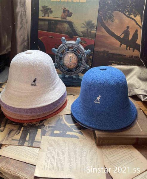 

kangaroo bucket hat multiple styles fisherman hat kangol cap fashion net red foldable sunscreen sports leisure h2204196645844, Blue;gray