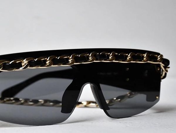 

ch 0027 sunglasess girls shades for women sunglasses channel brand designer sunglasses woman gold chain sunglases zonnebril gafas 1141007, White;black