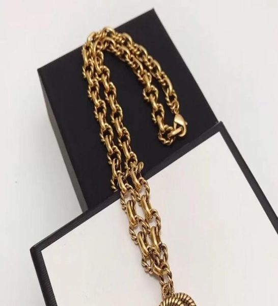 

2021 brass material punk necklace with words for man and women pendant necklace jewelry gift4029681, Silver