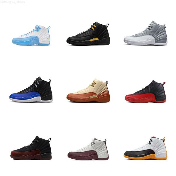 

12s men basketball shoes jumpman 12 mens trainers black taxi flu game hyper royal royalty taxi nylon michigan gym red stealth trainers sport