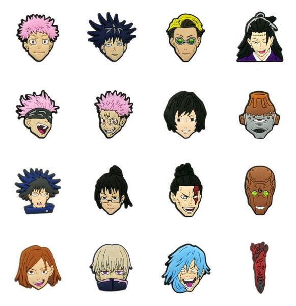 

100pcs/lot anime comic soft pvc shoe charms jibtz for babe accessories cartoon shoes plastic ornaments decorations as promotional as kids gi, White;pink