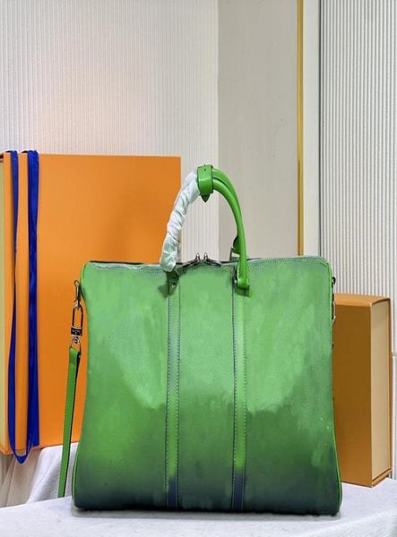 

overnight travel shoulder bag designer backpack handbag keepall keep all taurillon illusion geninue leather embossed weekend lugga2180860, Red;black