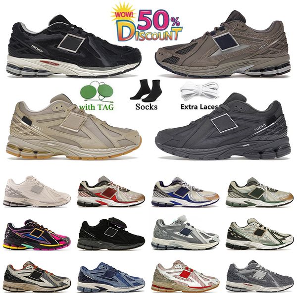 

new balances shoes 1906r bb1906r sneakers men women sports trainers dhgate aime leon dore hoolywood sea salt marblehead protection pack whit, Black