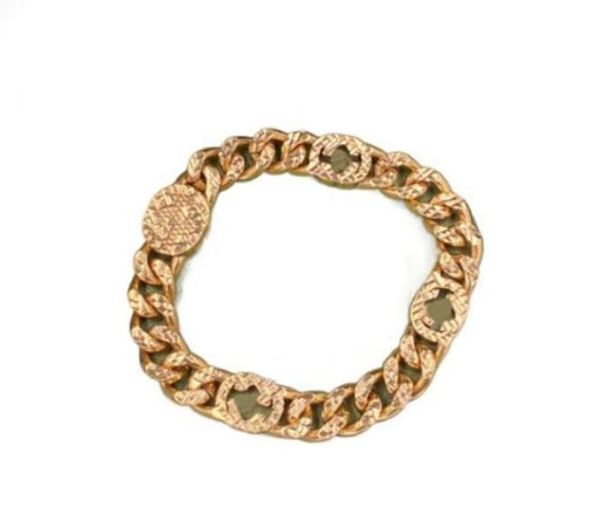 

fashion gold link chain bracelets bangles for mens women party wedding lovers gift engagement jewyelry for bride with box70185519169140, Black