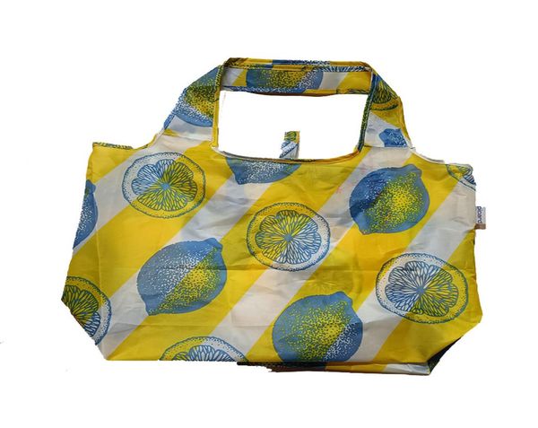 

foldable shopping bag with lemon fruit pattern for supermarket travel7652462