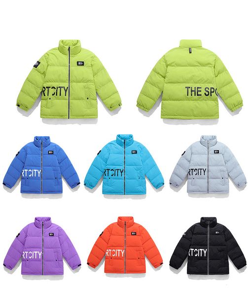 

2023 new puffer jacket designer jacket casual fashion sweatshirt for mens and womens loose and warm down coat plus size multicolor printed d, Black