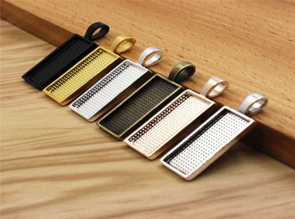 

tray case tray table tray bamboo jewelry accessories jewelry makingjewelry findings components fit 10x25mm rectangle 7889904, Blue;slivery