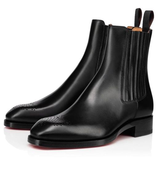 

ankle boots luxury angloma a. flat boot perfect men women calfskin rubber lug sole couple samson flats booty motorcycle ankles black coffee