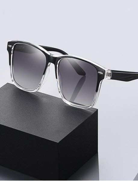 

polarized sunglasses men and women fashion square tr90 frame sun glasses classic rivet rays brand designer goggle uv4001680538, White;black