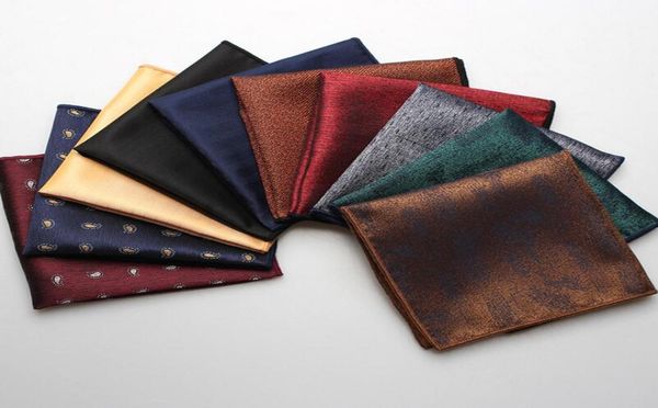 

fashion design mens pocket square handkerchief dot chest hankies for wedding men suit hanky chests towel 2323cm7112017, Blue;white