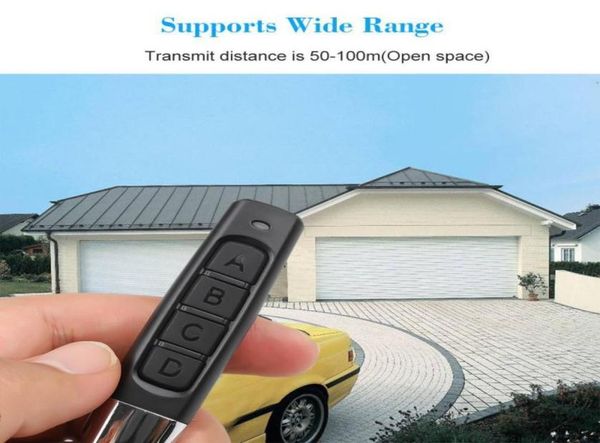

keychains 433mhz remote control garage gate door opener clone cloning code car key for4585739, Silver
