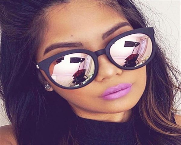

pink reflect sunglasses woman shades mirror female square sun glasses for women coating oculos 2021 fashion brand designer sunglas9483734, White;black