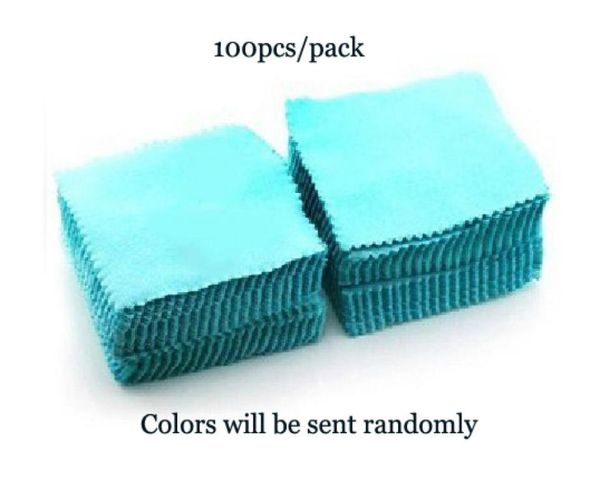 

polish fabric cloth jewelry cleanning flannels fabric jewelry silver cleaning cloth jewellery cleanner 100pcs1000350, Blue